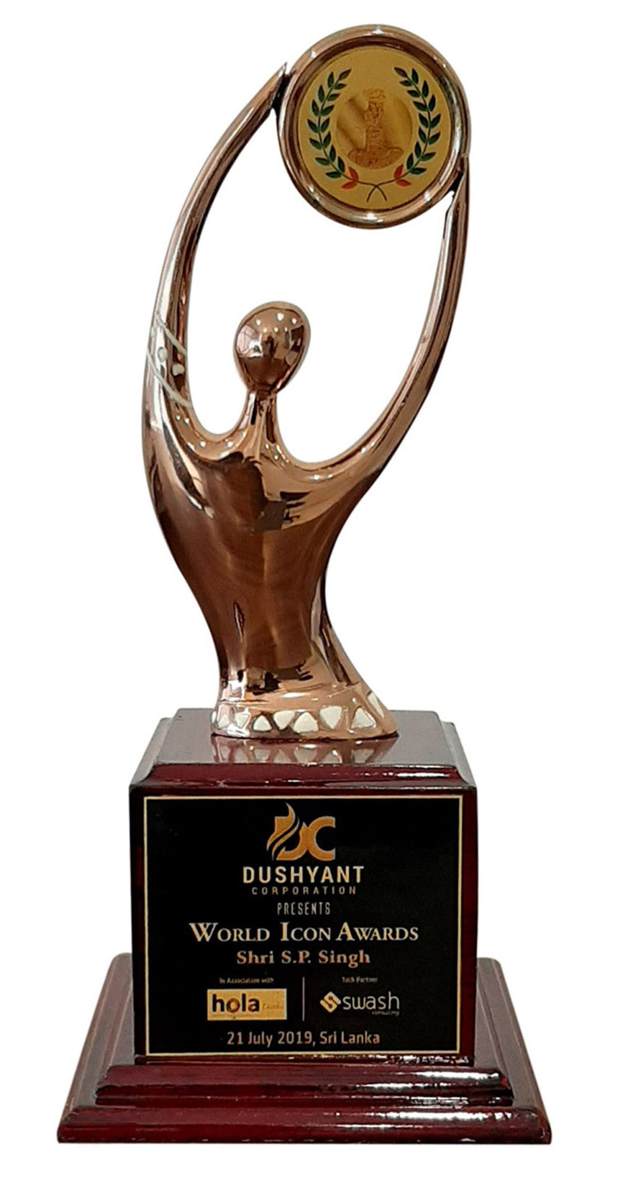 World Icon Award 2019  at BMICH, Colombo, Sri Lanka on 21st July 2019.